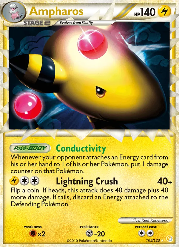 Ampharos, HeartGold & SoulSilver 105/123