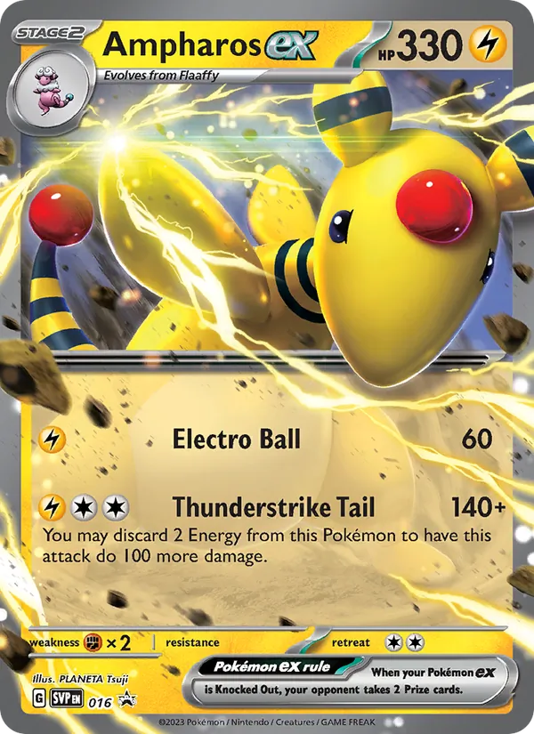 Ampharos EX, Play! Pokémon Prize Pack Series Three 016