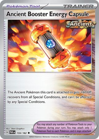 Ancient Booster Energy Capsule, Play! Pokémon Prize Pack Series Five 159/182