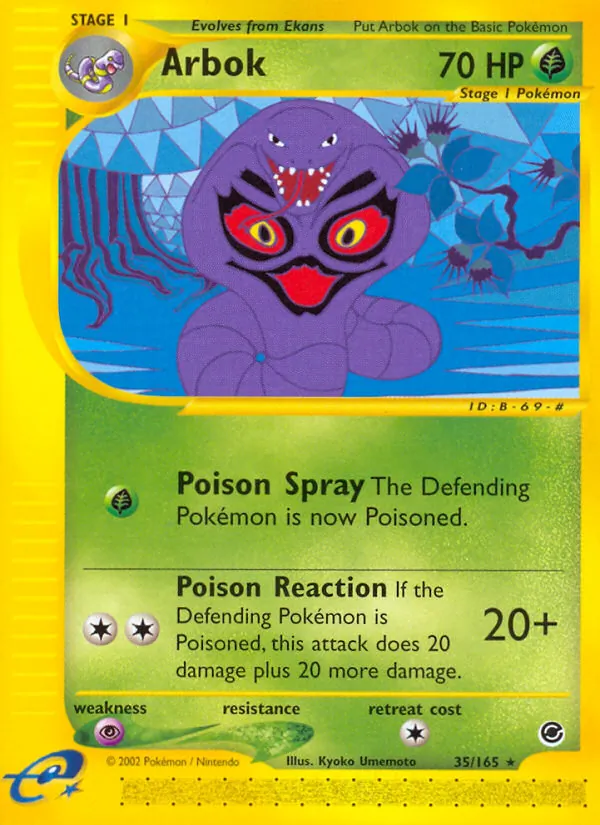 Arbok, Expedition Base Set 035/165