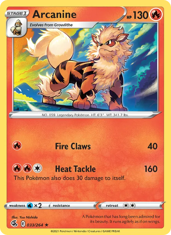 Arcanine, Fusion Strike 033/264