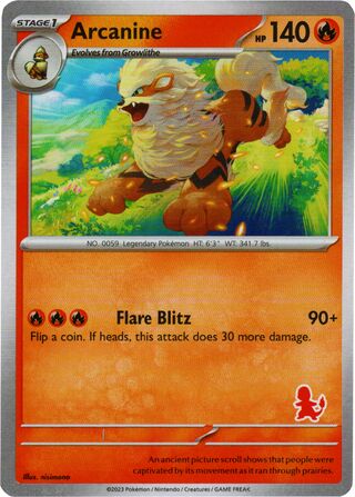 Arcanine, My First Battle (Charmander) No. 008