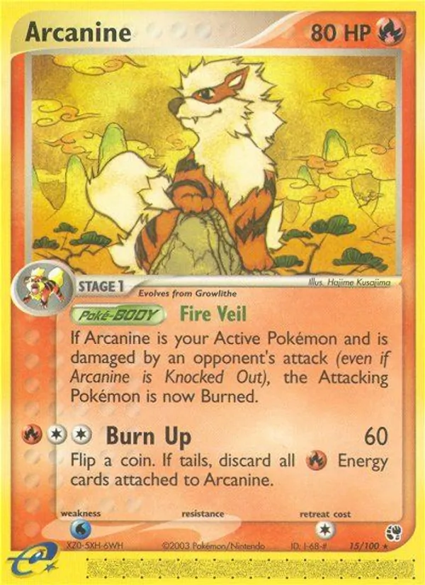 Arcanine, Sandstorm 015/100