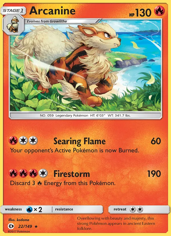 Arcanine, Sun & Moon 022/149
