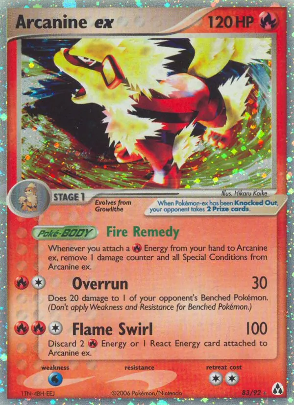 Arcanine EX, Legend Maker 083/092