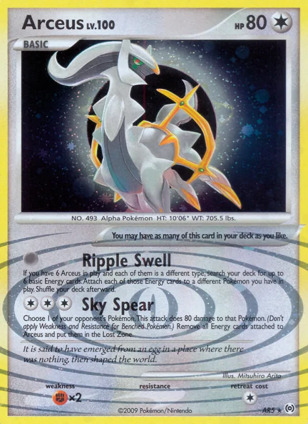 Arceus, Arceus AR5/99