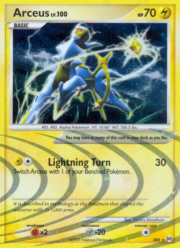 Arceus, Arceus AR6/99