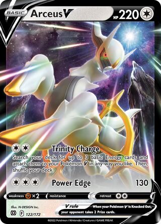 Arceus V, WC Deck 2022 (ADP) 122/172
