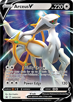 Arceus V, SWSH Black Star Promos SWSH306/307