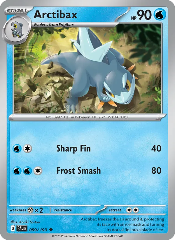 Arctibax, Paldea Evolved 059/193