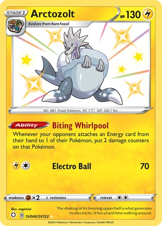 Arctozolt, Shining Fates SV046/SV122