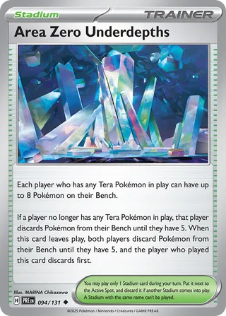 Area Zero Underdepths, Prismatic Evolutions 094/131
