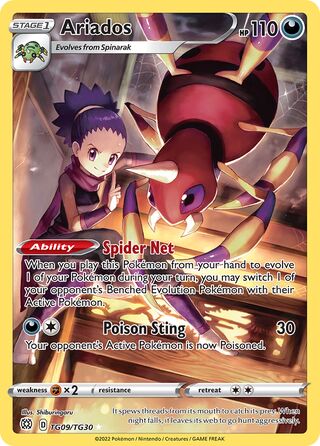 Ariados, Brilliant Stars Trainer Gallery TG09/30