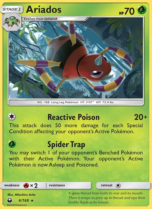 Ariados, Celestial Storm 006/168