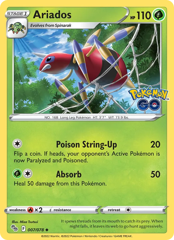 Ariados, Pokémon GO 007/078