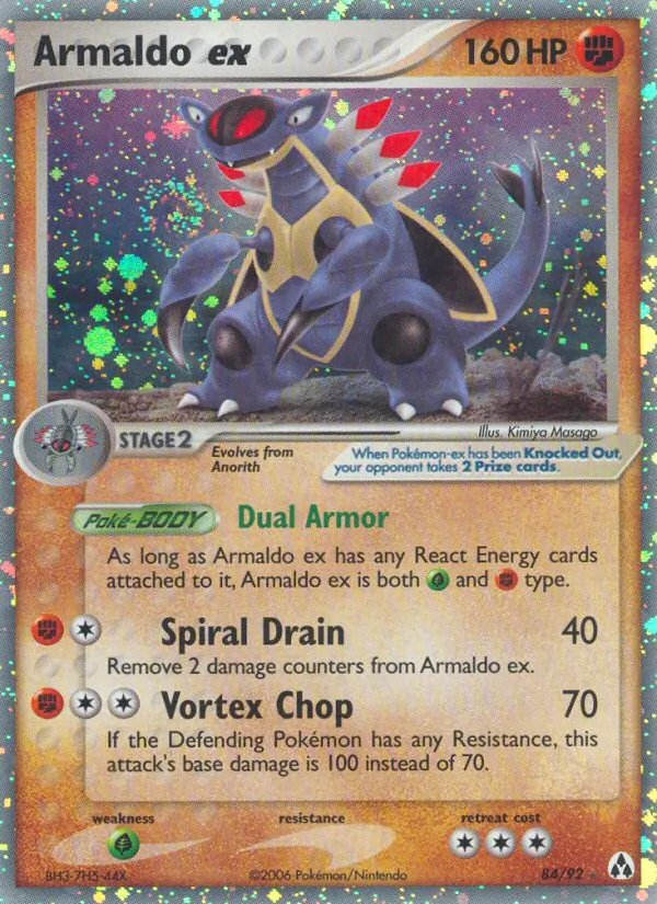 Armaldo EX, Legend Maker 084/092
