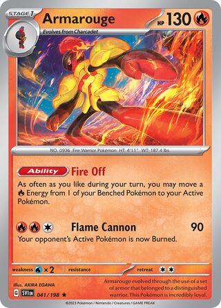 Armarouge, Play! Pokémon Prize Pack Series Four 041/198