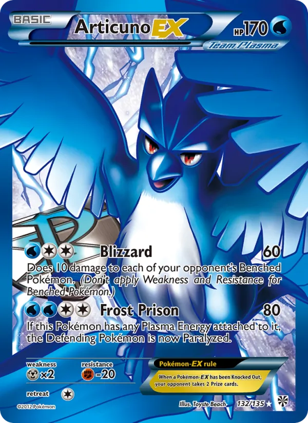 Articuno-EX, Plasma Storm 132/135
