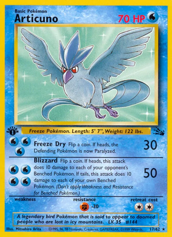 Articuno, Fossil 017/062