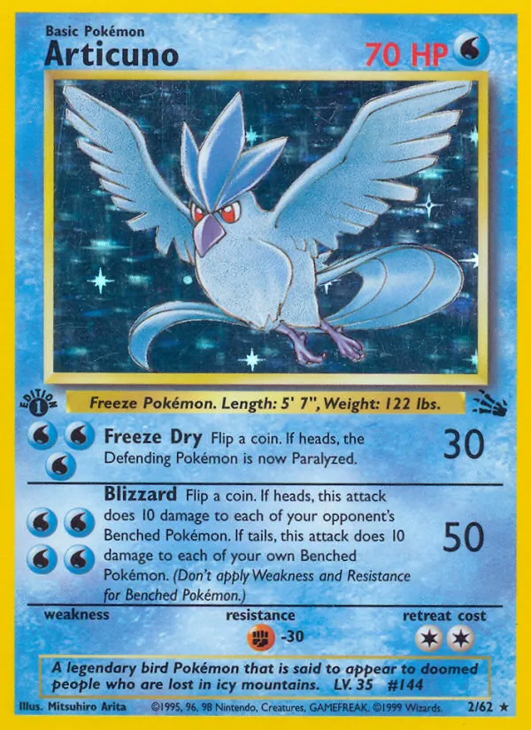 Articuno, Fossil 002/062