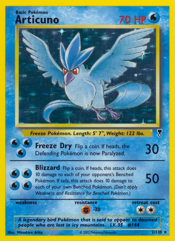 Articuno, Legendary Collection 002/110