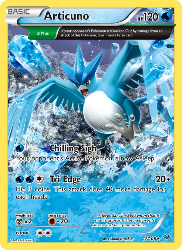 Articuno, Roaring Skies 017/108