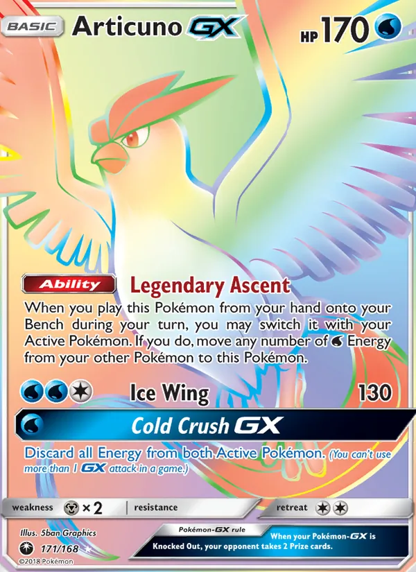 Articuno GX, Celestial Storm 171/168