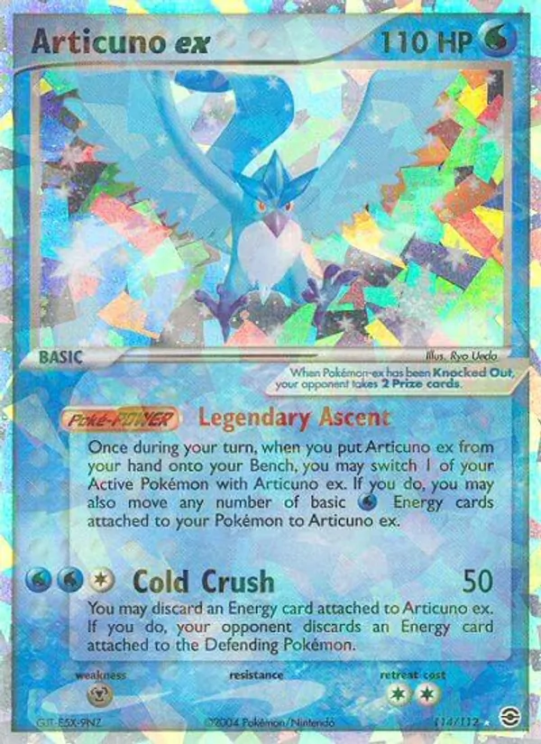 Articuno EX, FireRed & LeafGreen 114/112