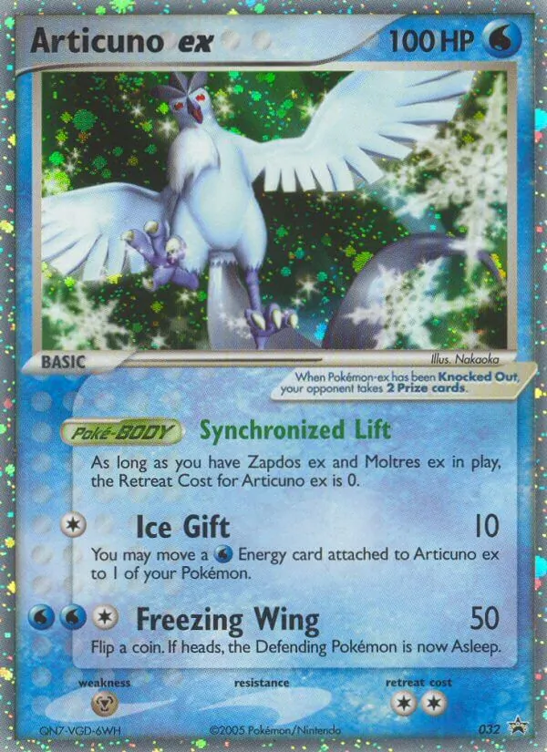 Articuno EX, Nintendo Promos 32
