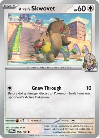 Arven's Skwovet, Destined Rivals 158/182