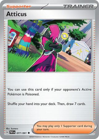 Atticus, Play! Pokémon Prize Pack Series Five 077/091