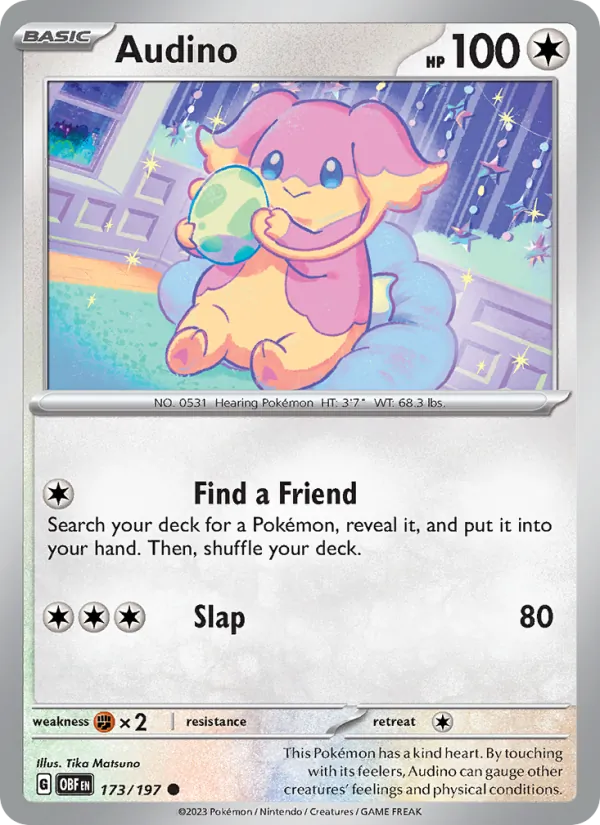 Audino, Obsidian Flames 173/197