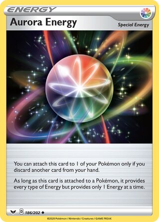 Aurora Energy, Play! Pokémon Prize Pack Series One 186/202