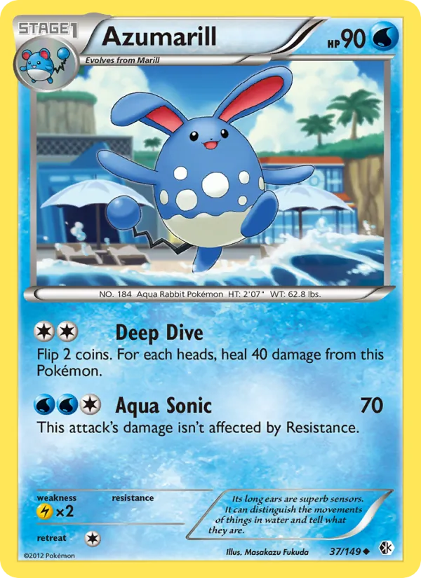 Azumarill, Boundaries Crossed 037/149