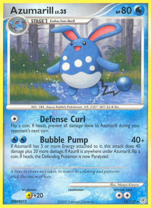 Azumarill, Diamond & Pearl 018/130