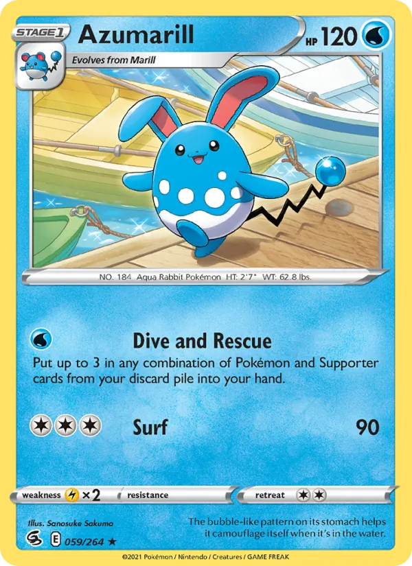 Azumarill, Fusion Strike 059/264