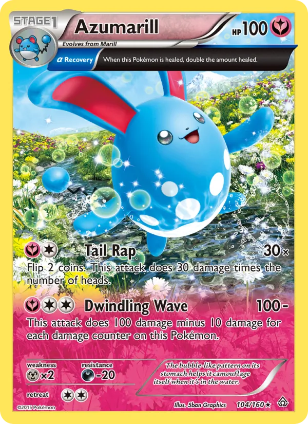 Azumarill, Primal Clash 104/160