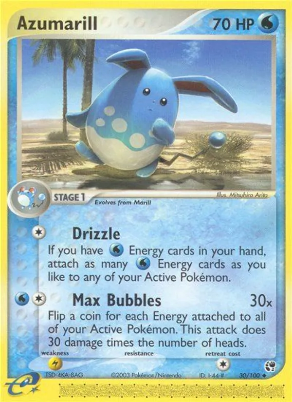 Azumarill, Sandstorm 030/100