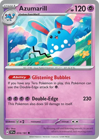 Azumarill, Surging Sparks 074/191