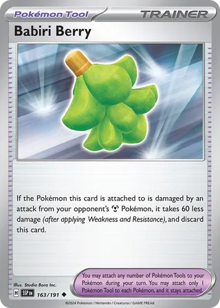 Babiri Berry, Surging Sparks 163/191