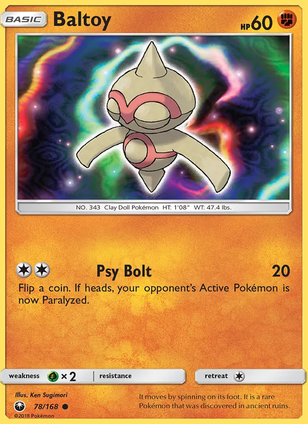 Baltoy, Celestial Storm 078/168