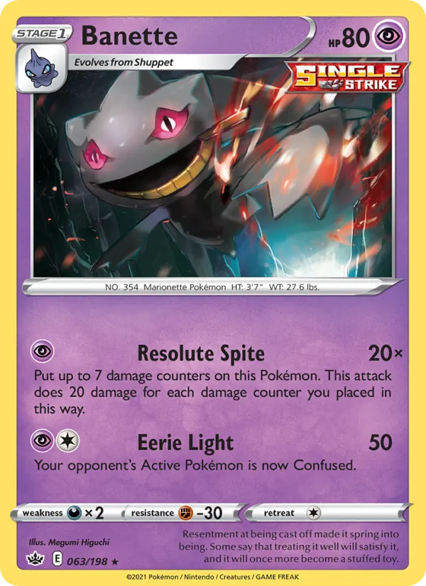 Banette, Chilling Reign 063/198