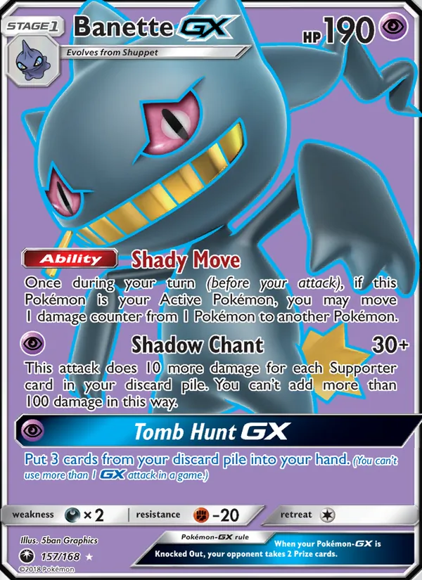 Banette GX, Celestial Storm 157/168