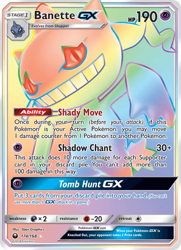 Banette GX, Celestial Storm 174/168