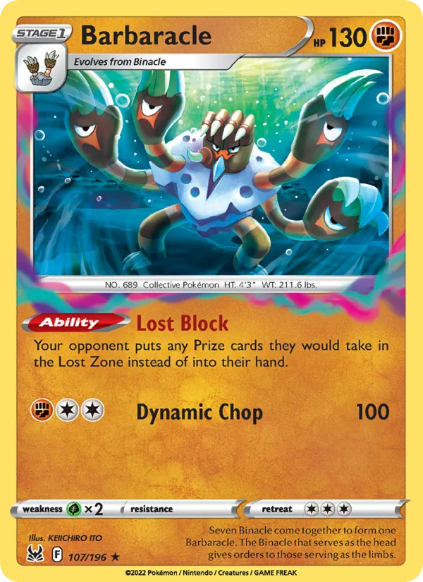 Barbaracle, Lost Origin 107/196
