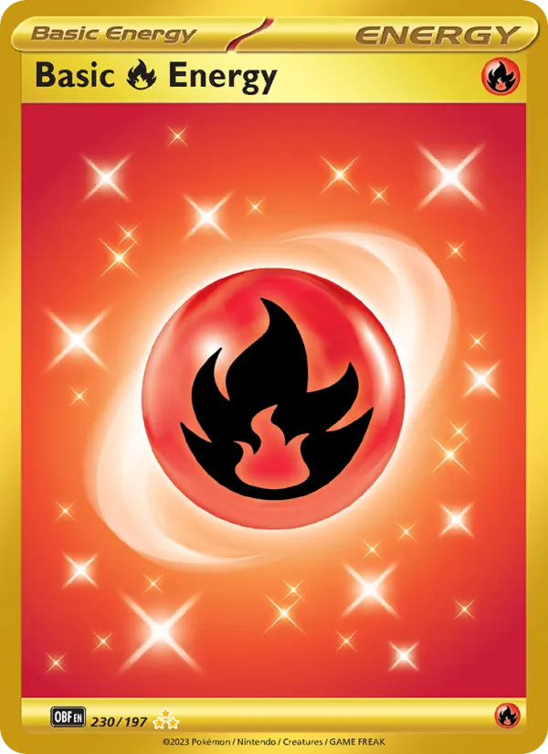 Basic Fire Energy, Obsidian Flames 230/197