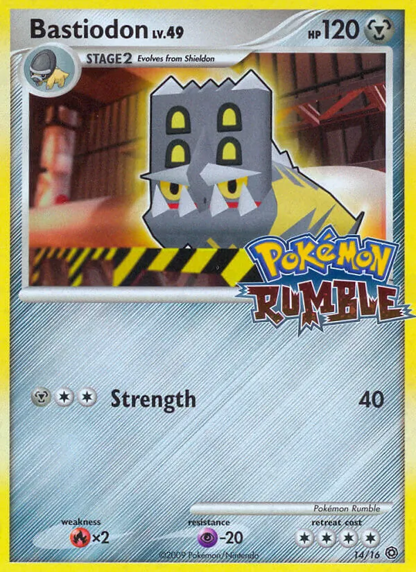 Bastiodon, Pokémon Rumble 014/016