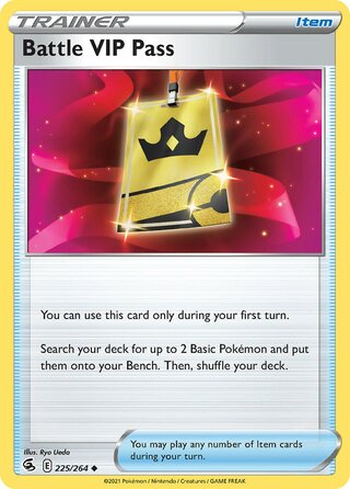 Battle VIP Pass, WC Deck 2022 (Ice Rider Palkia) 225/264