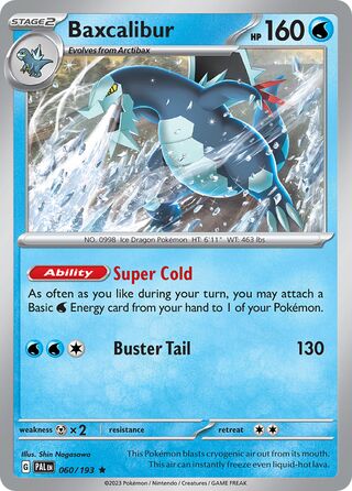 Baxcalibur, Gym Series One 060/193