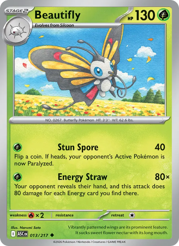 Beautifly, Ascended Heroes 013/217